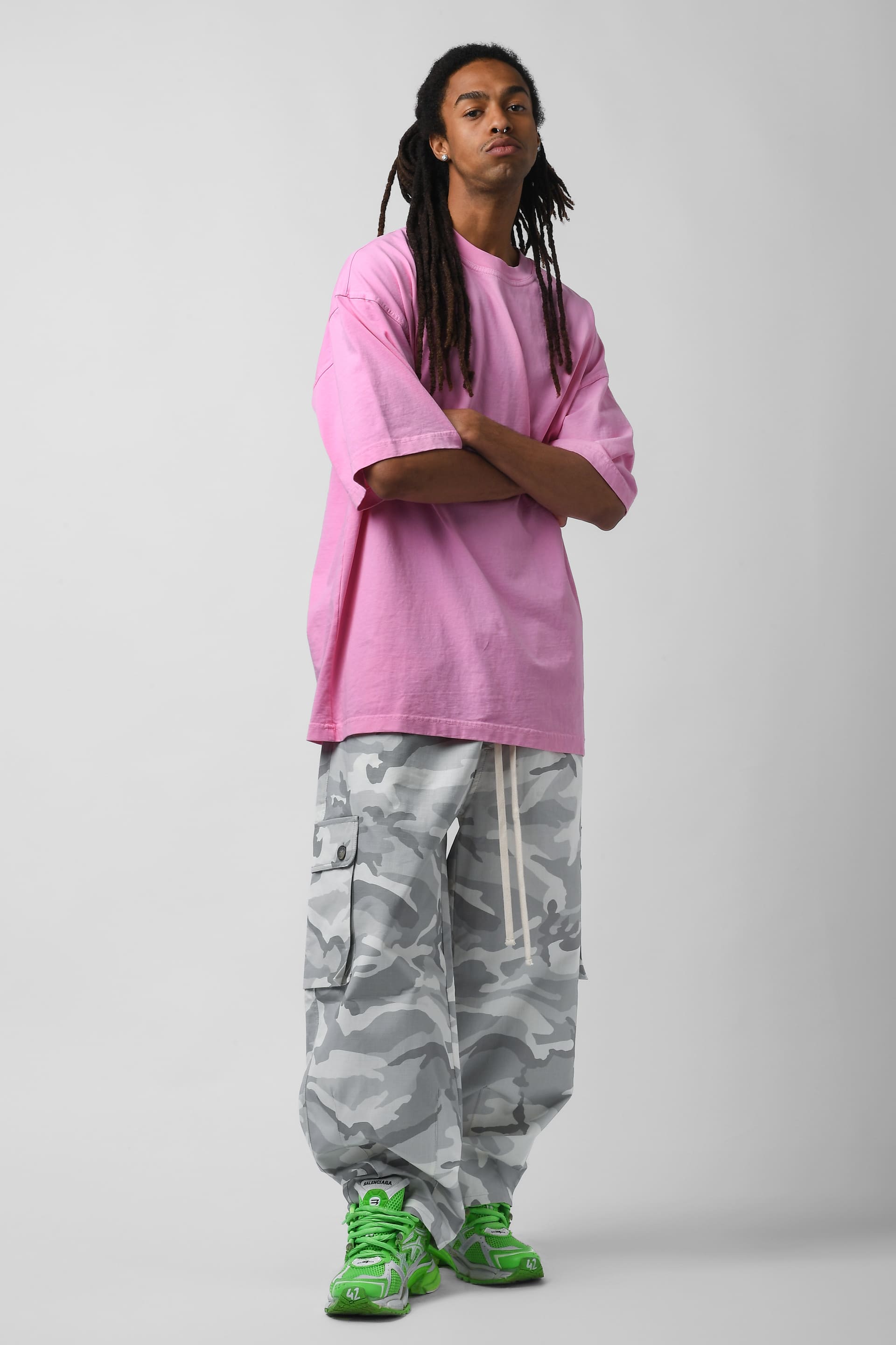 T-shirt oversize rosa