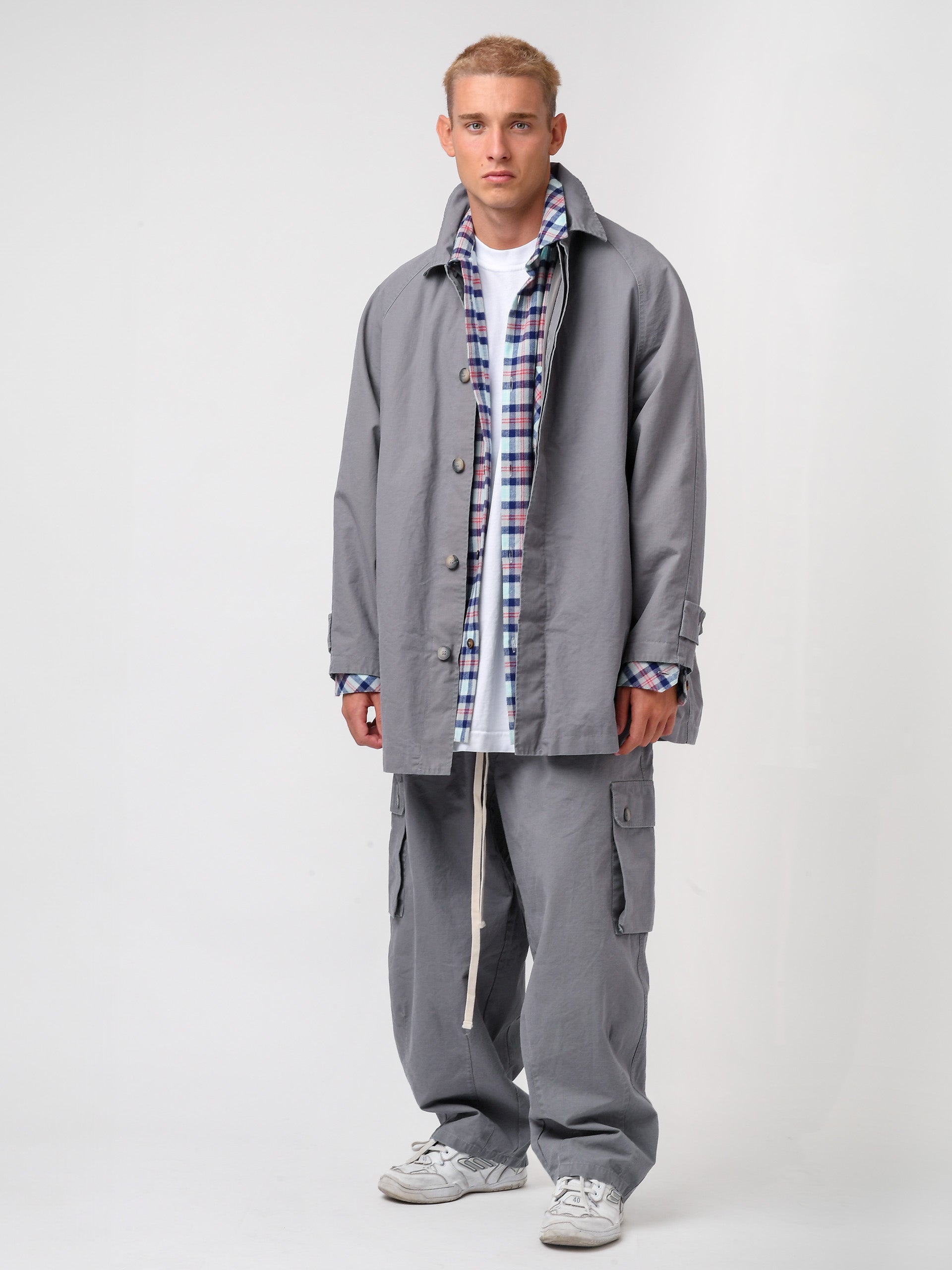 Cappotto washed in ripstop