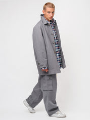 Cappotto washed in ripstop