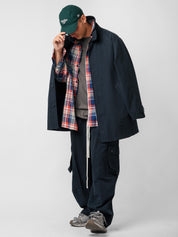Cappotto washed in ripstop