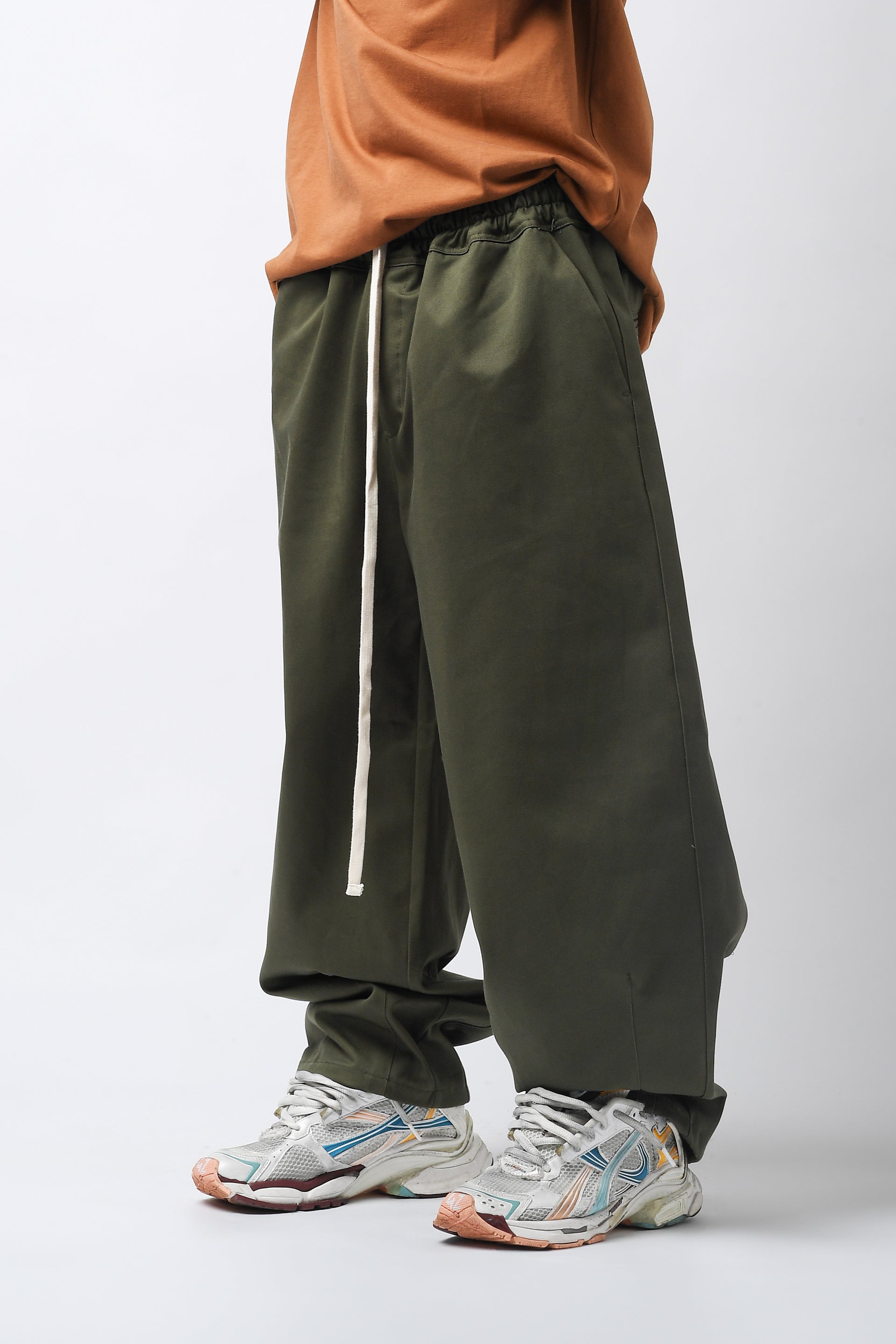 Pantalone balloon verde