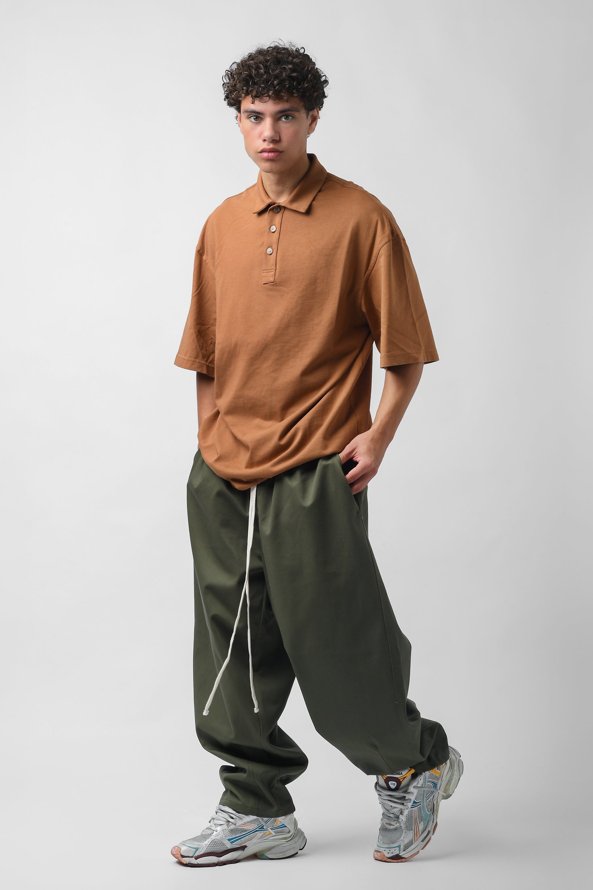Pantalone balloon verde