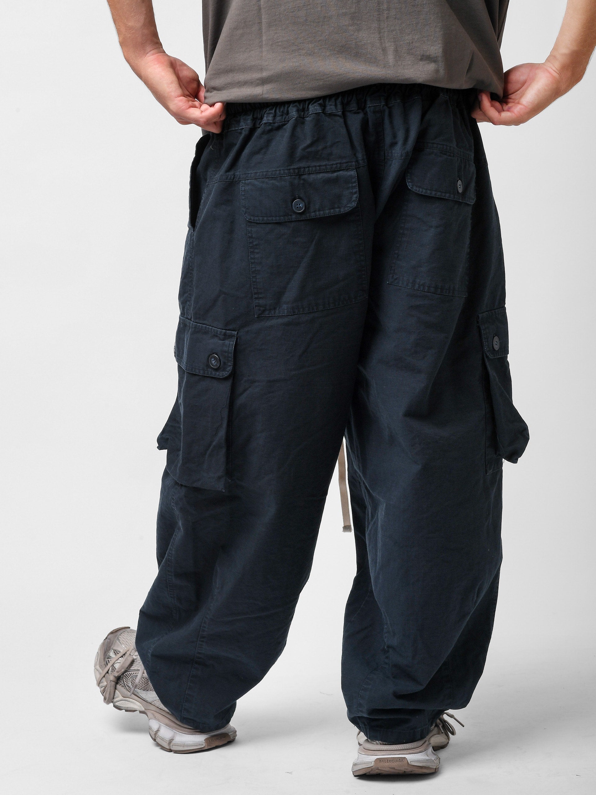 Pantalone washed in ripstop