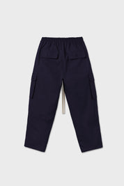 Pantalone cargo balloon ripstop blu