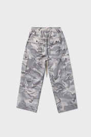 Pantalone cargo balloon camouflage