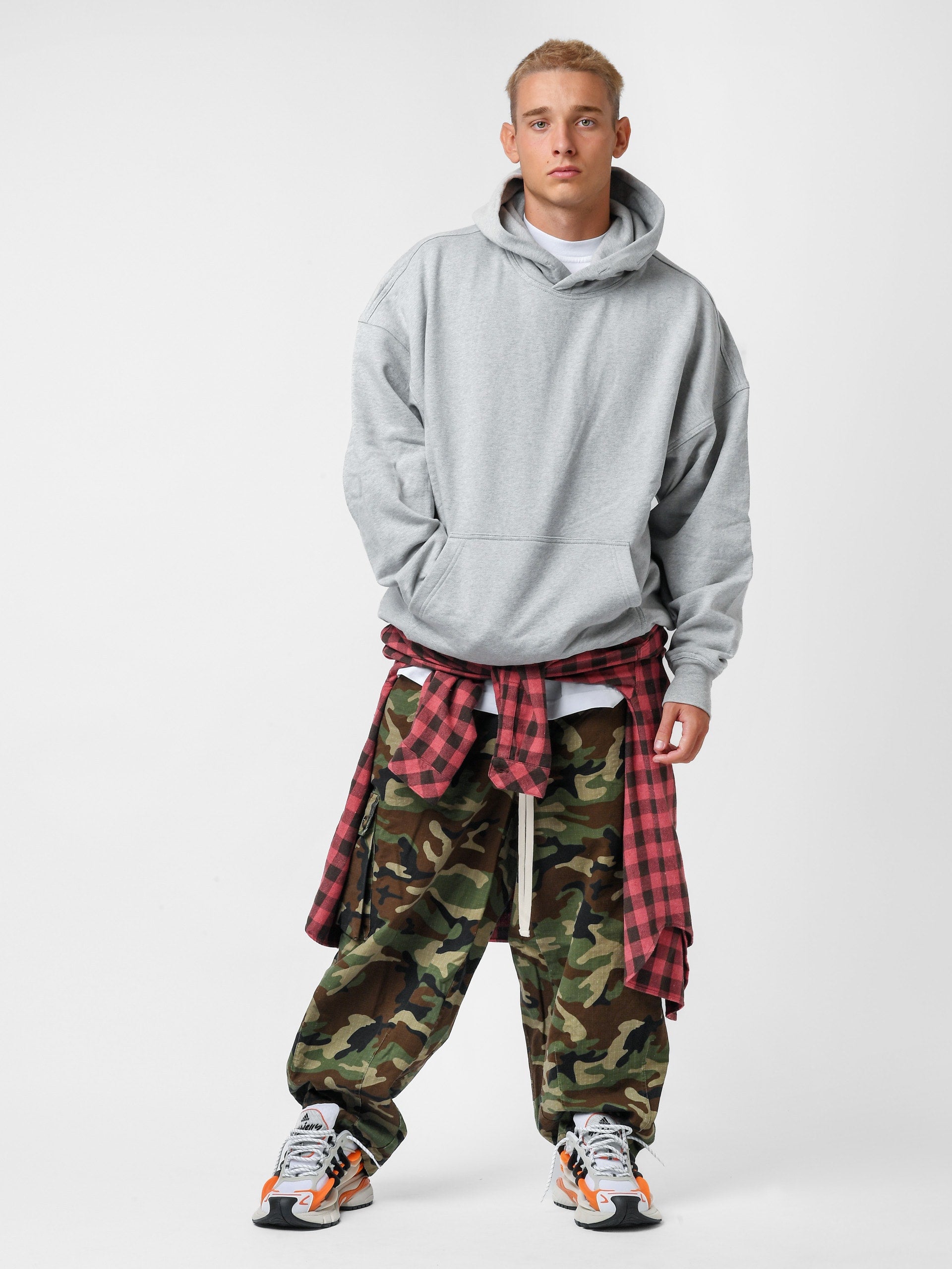 Pantalone washed in ripstop