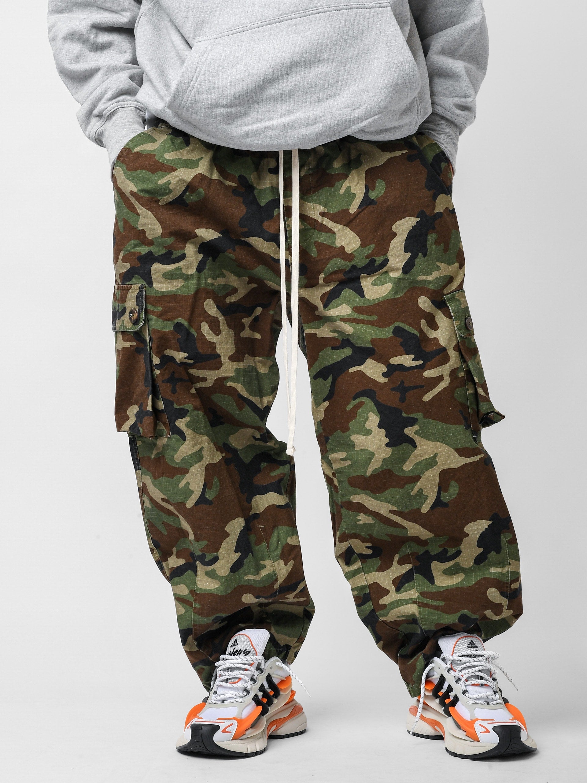 Pantalone washed in ripstop