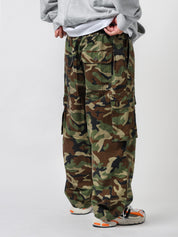Pantalone washed in ripstop