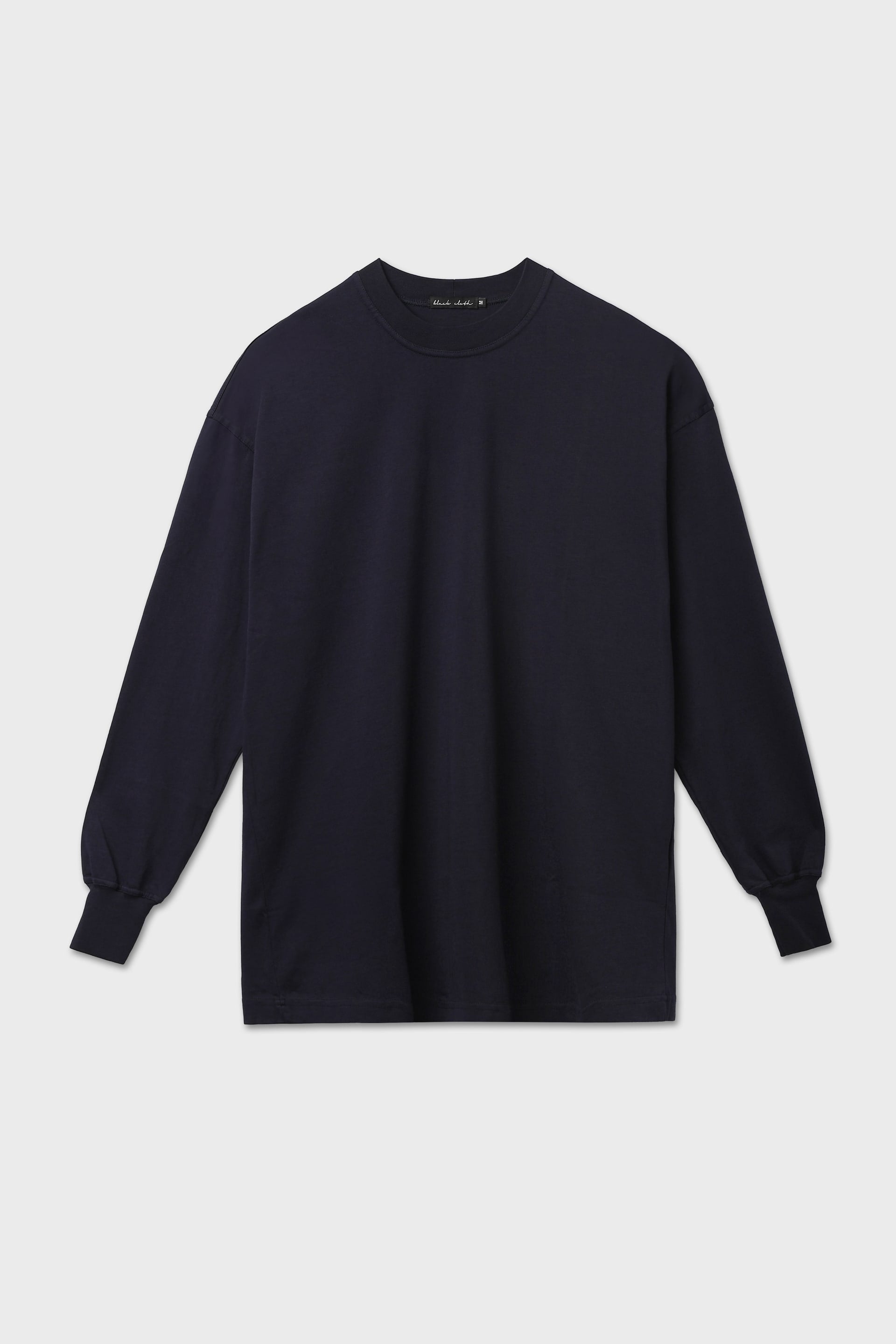 T-shirt oversize maniche lunghe blu