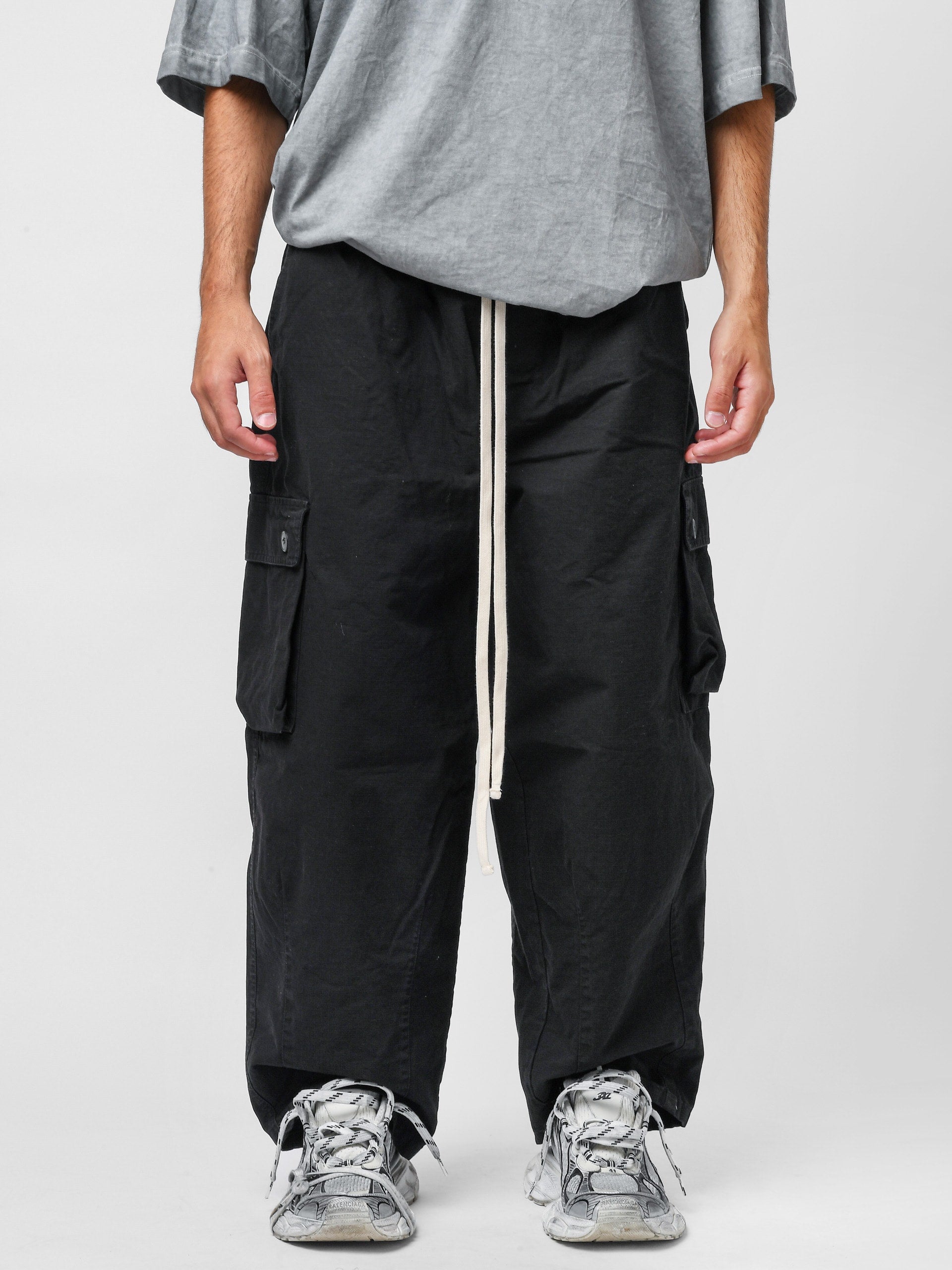 Pantalone washed in ripstop