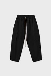 Pantalone cargo balloon ripstop nero