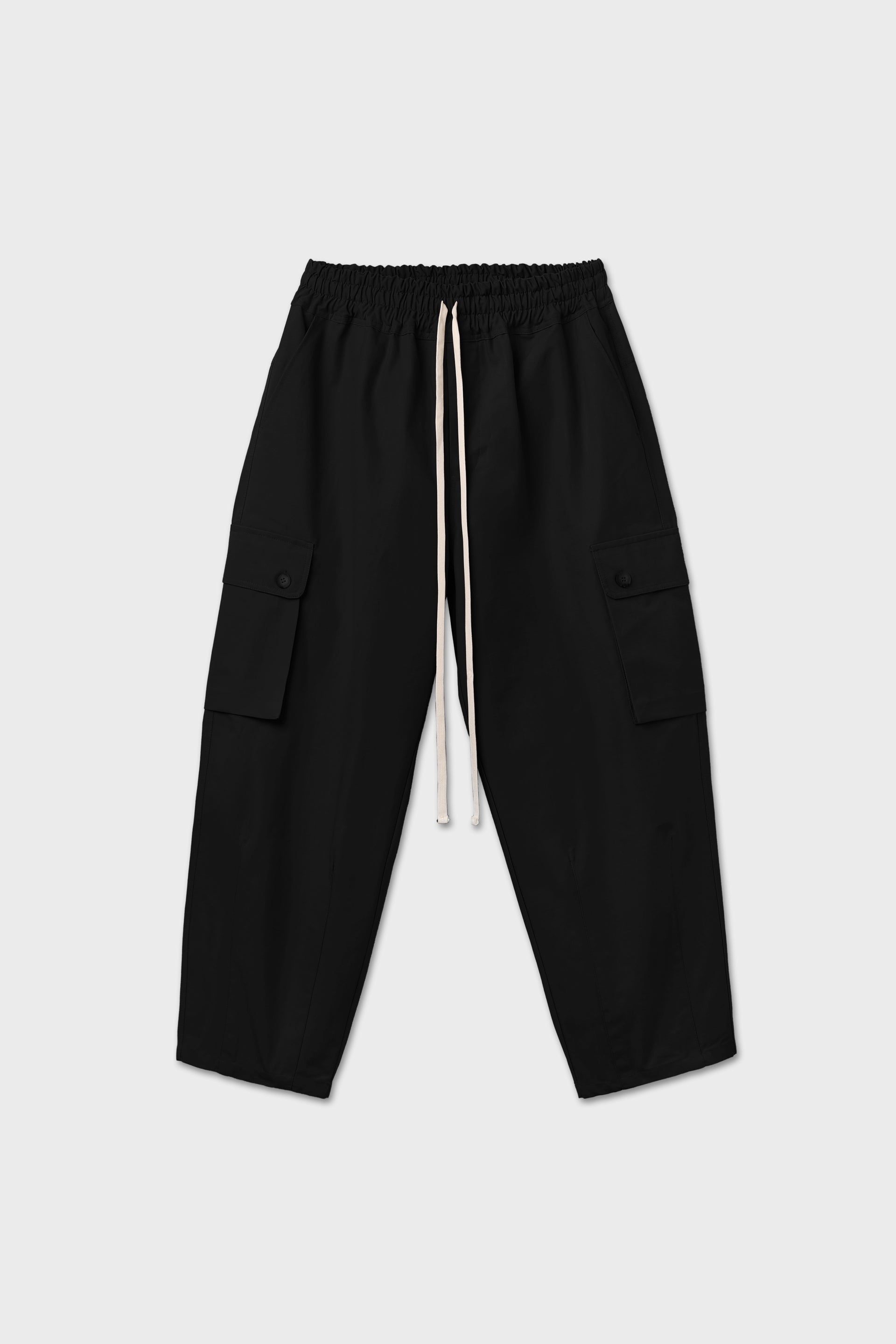Pantalone cargo balloon ripstop nero