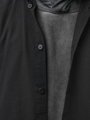 Camicia washed in ripstop