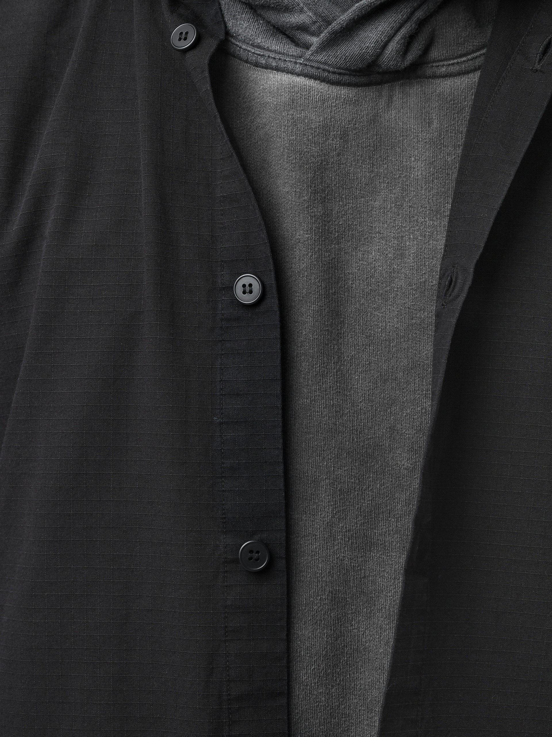 Camicia washed in ripstop