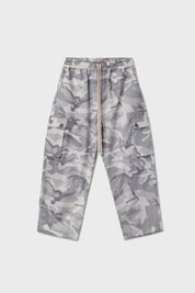 Pantalone cargo balloon camouflage