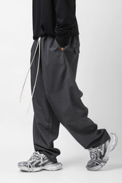 Pantalone in frescolana grigio scuro