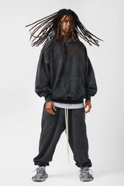 Pantalone in felpa tinto freddo grigio scuro