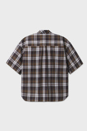 Camicia a quadri maniche corte