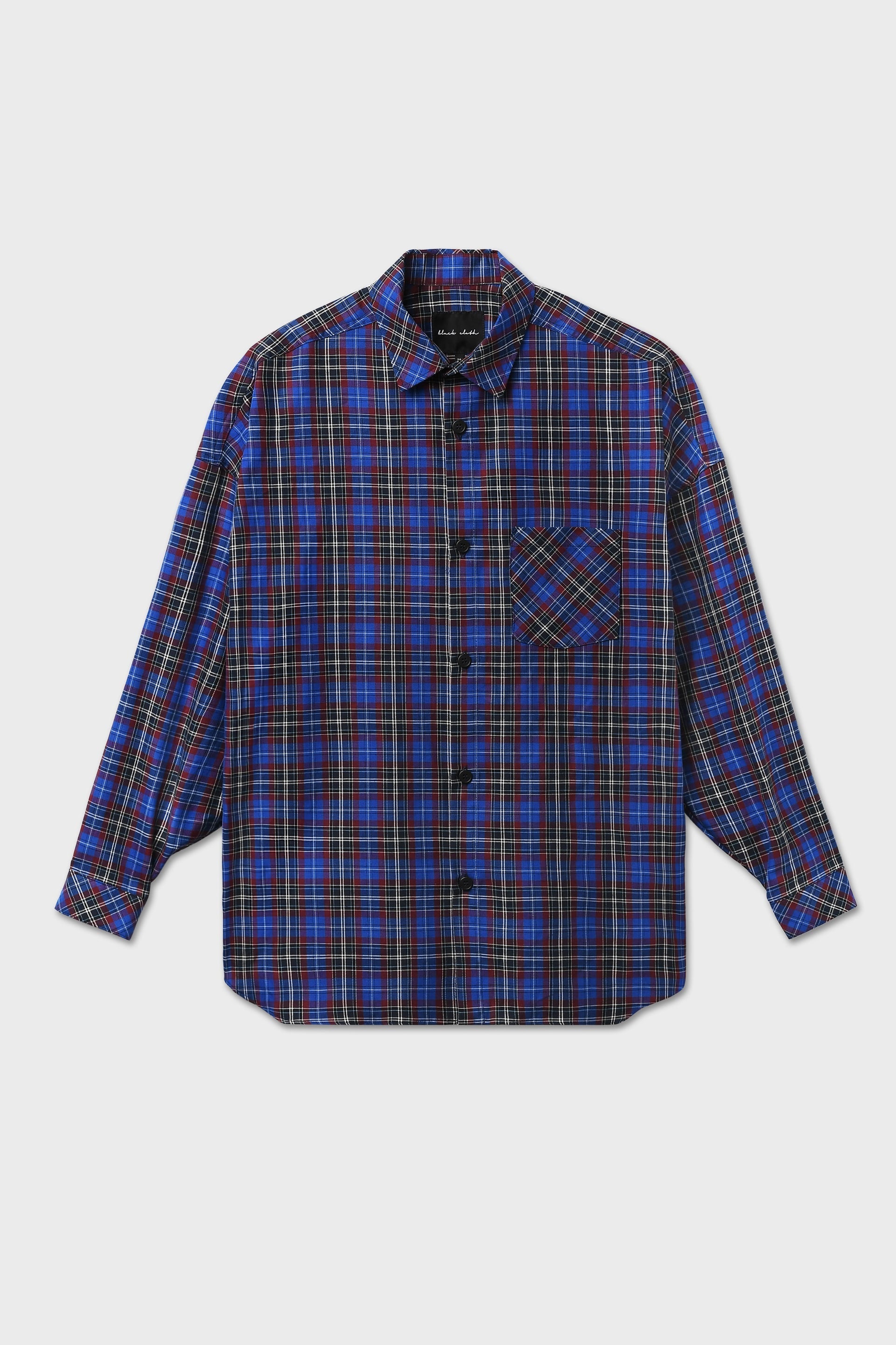 Camicia a quadri blu/rosso