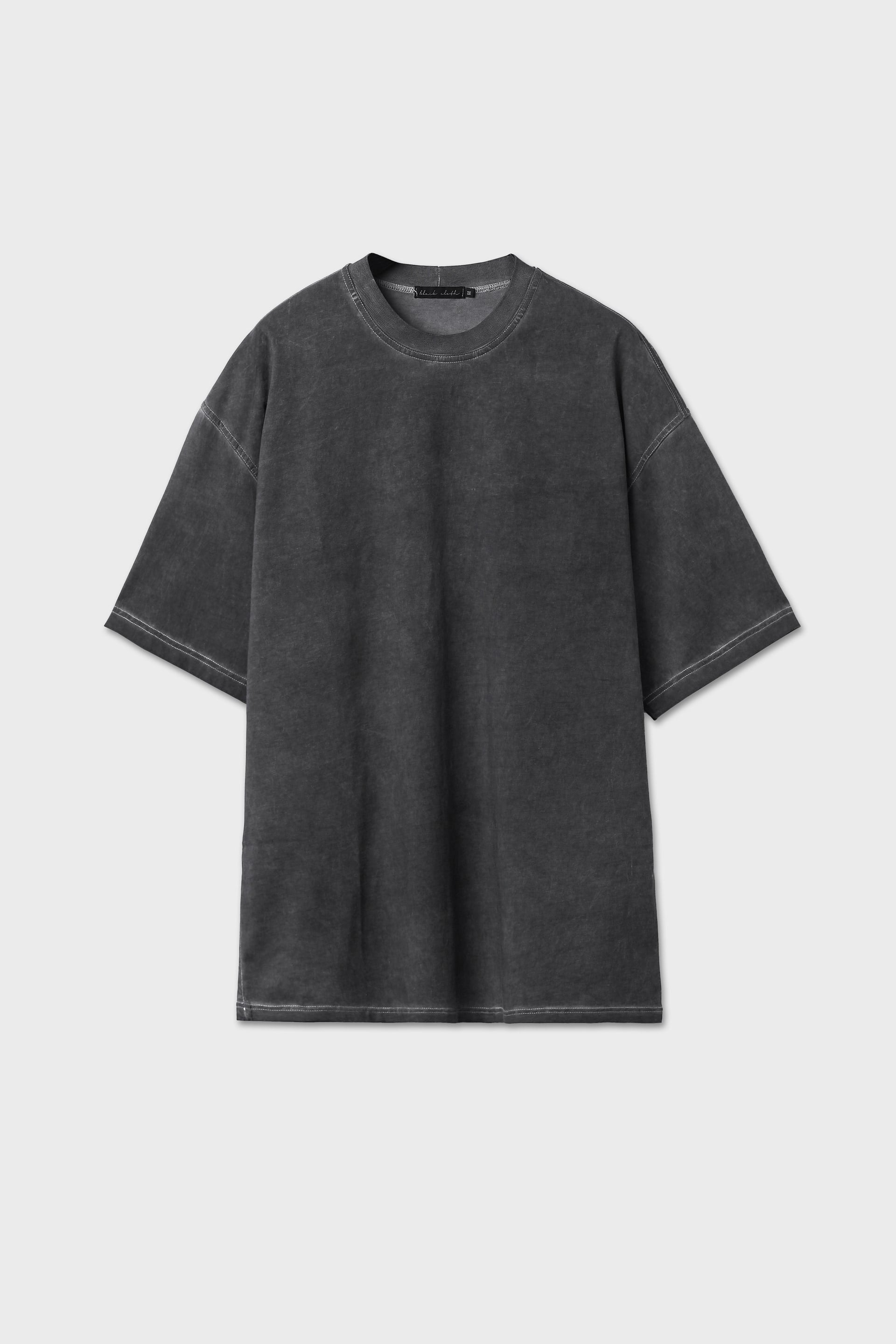 T-shirt oversize grigio scuro