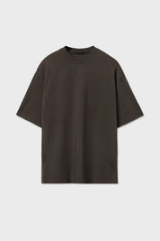 T-shirt oversize marrone