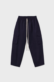 Pantalone cargo balloon ripstop blu