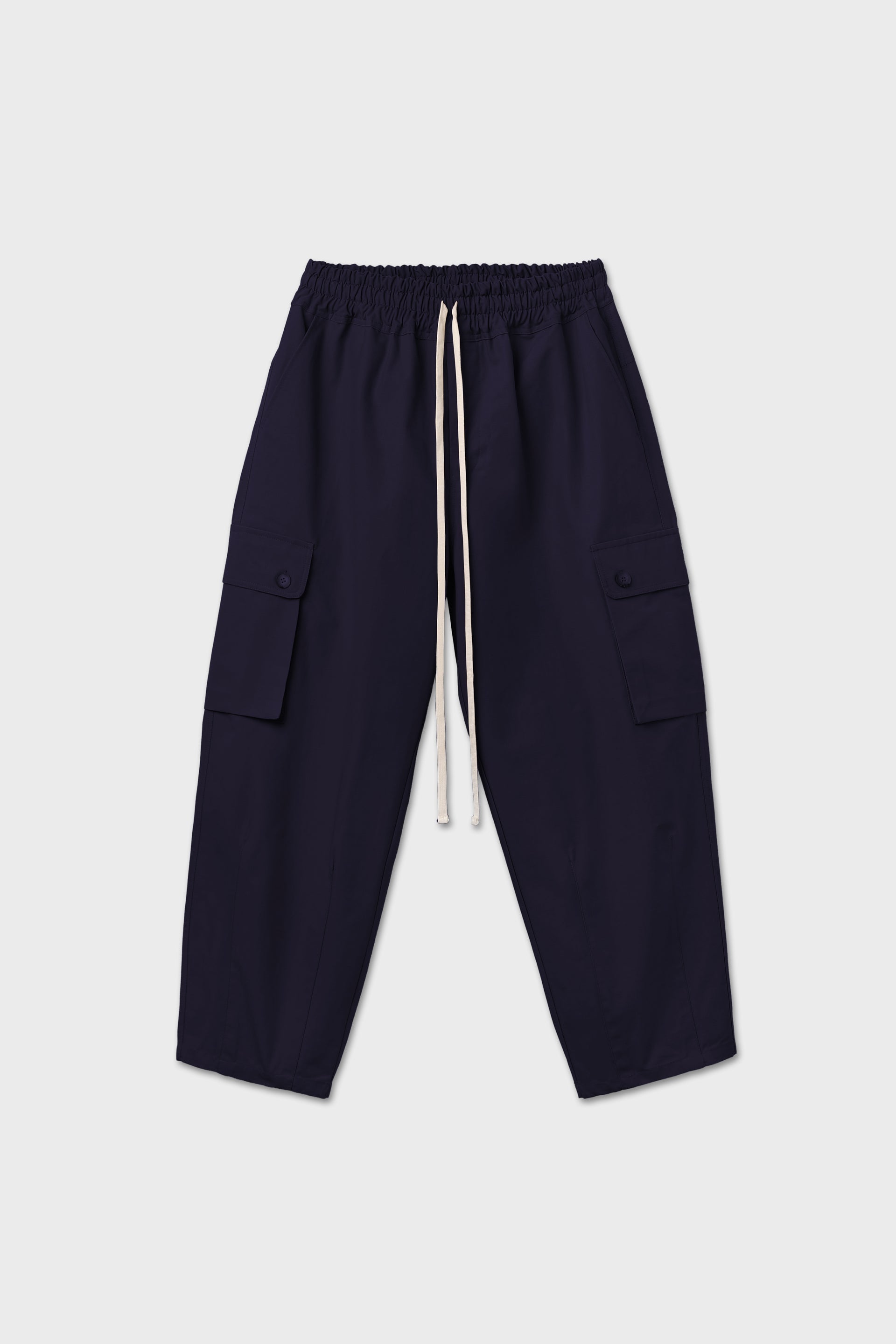 Pantalone cargo balloon ripstop blu